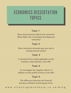 20+ best dissertation topics on different subjects