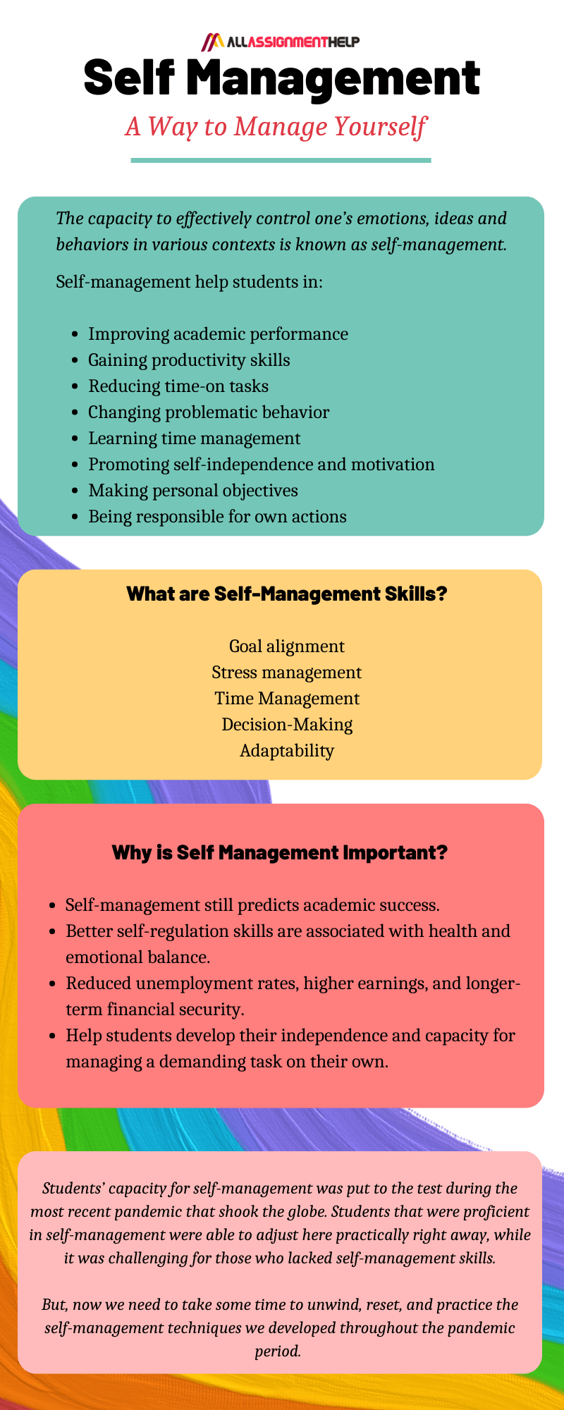 What is self management